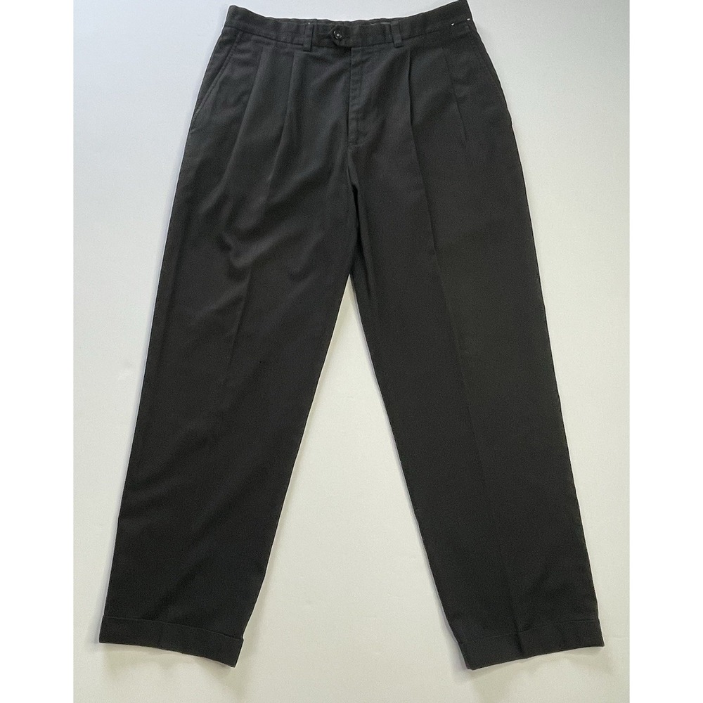 Nordstrom Pants Men's 34x30 Tech Smart Pleated Front Cuffed Hem
